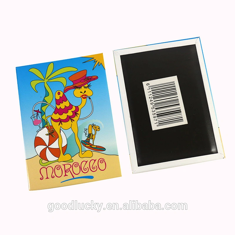 Souvenir gifts tinplate fridge magnet sticker