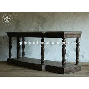 Antique Dinning table, french antique country style solid wood dining table