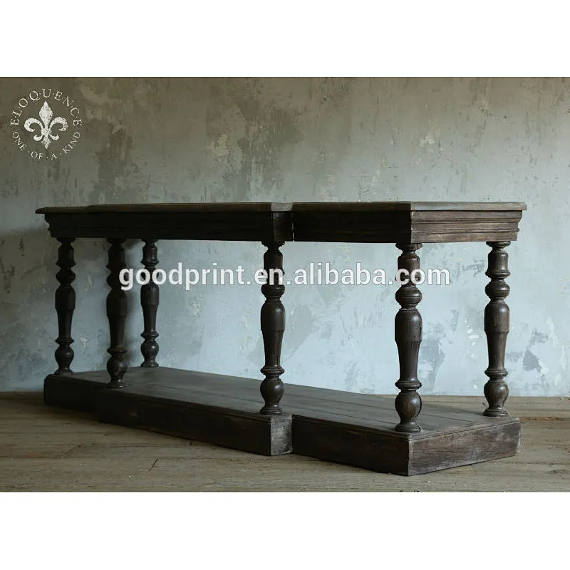 Antique Dinning table, french antique country style solid wood dining table