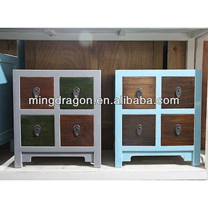Chinese antique wooden bedside cabinet