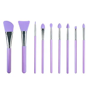 Wholesale 9-Piece Silicone Makeup Brush Set
