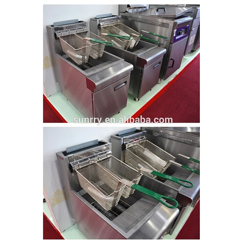 Commercial automatic double tank 2 basket lift henny penny deep fryer for fried chicken