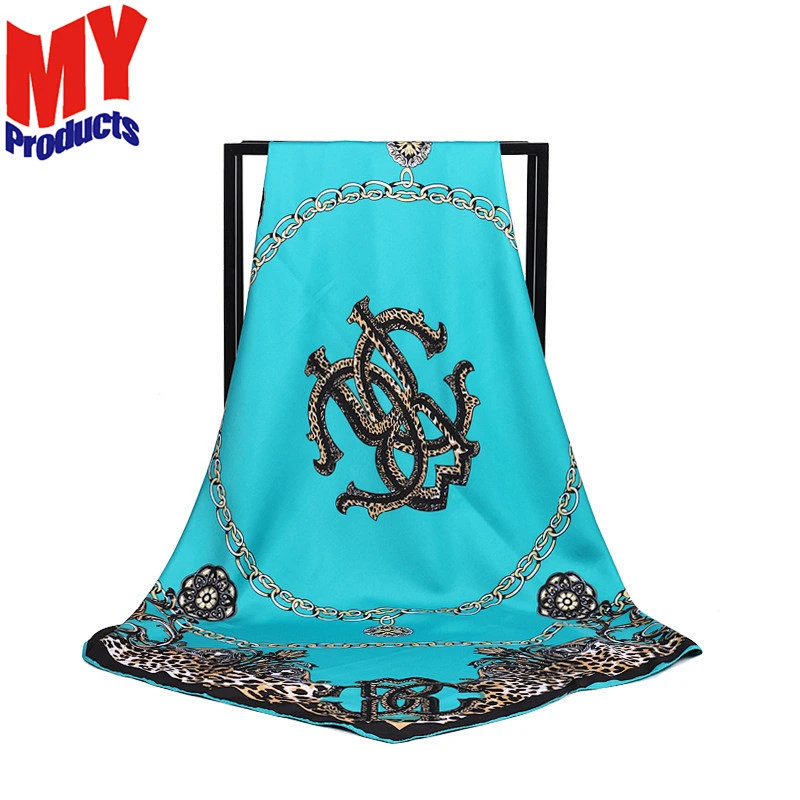 Silk scarf 90x90 mir cashmere scarf women scarf hijab