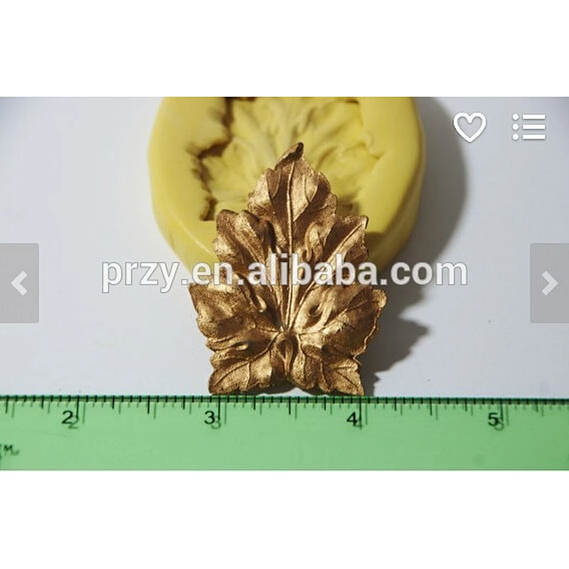 2015 hotsale Victorian Leaf fondant silicone cake mold