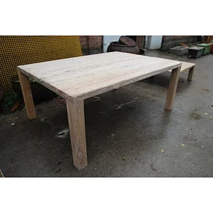 Chinese Long raw rustic dinning table