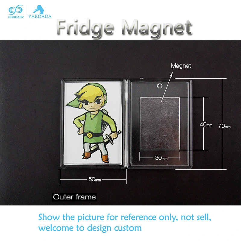 High quality custom made plastic magnetic fridge , replaceable fridge magnet, advertising promotional gift welcome to customize.