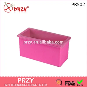 PR502 Toast silicone cake mold mould rectangular handmade soap mold SOAP mold with lid