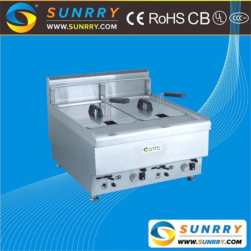 Commercial Table Top Deep Fryer 12 liters Frying Range of Potato Chips Making Machine (SY-TF600A SUNRRY)