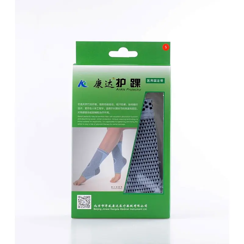 Factory Bamboo Fiber Ankle Support Foot Compression Sleeve