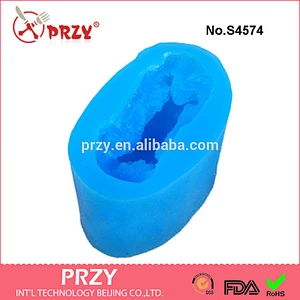 S4574 Zodiac pig silicone soap molds candle carved creative resin salt plaster mold silicone mold