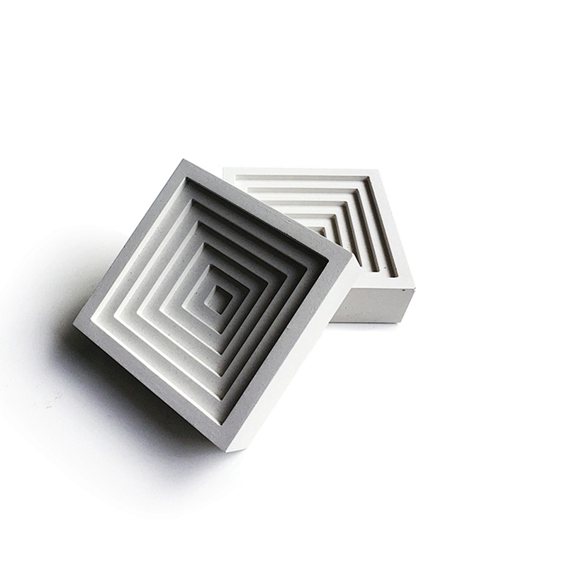 S9100 PRZY Pen holder concrete mold Flower pot molds Square Ashtray Molds DIY Concrete Mold