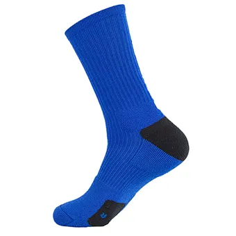 Men's Cotton Dri-Tech Moisture Control Athletic Crew Basketball Socks