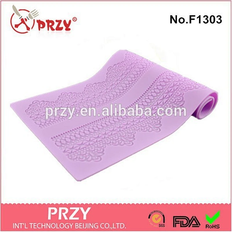 high quality silicone lace mats for cake decorating