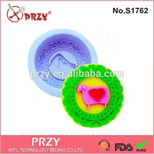 PRZY silicone cow soap mold