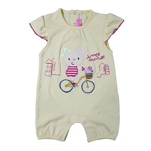 Wholesale fitness clothing infant summer sleeper baby romper