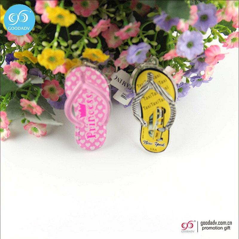 Guangzhou custom acrylic key charm clear plastic key holder printed acrylic keychain