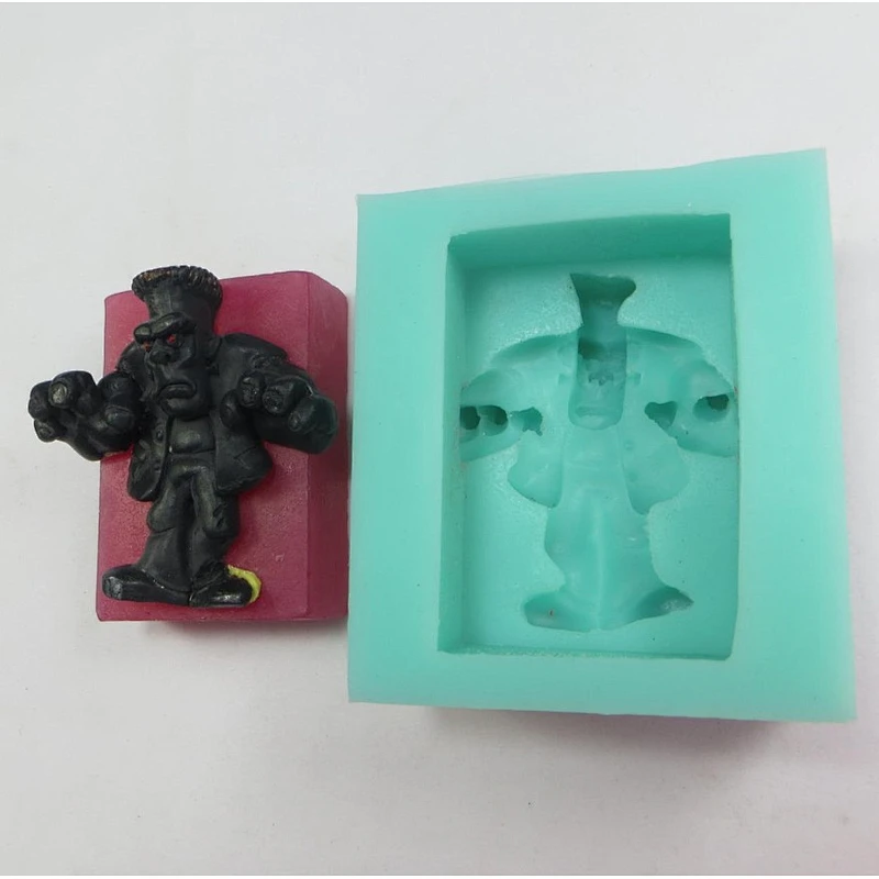 QT0008 Halloween mold terror Hulk Silicone Soap Mold PRZY