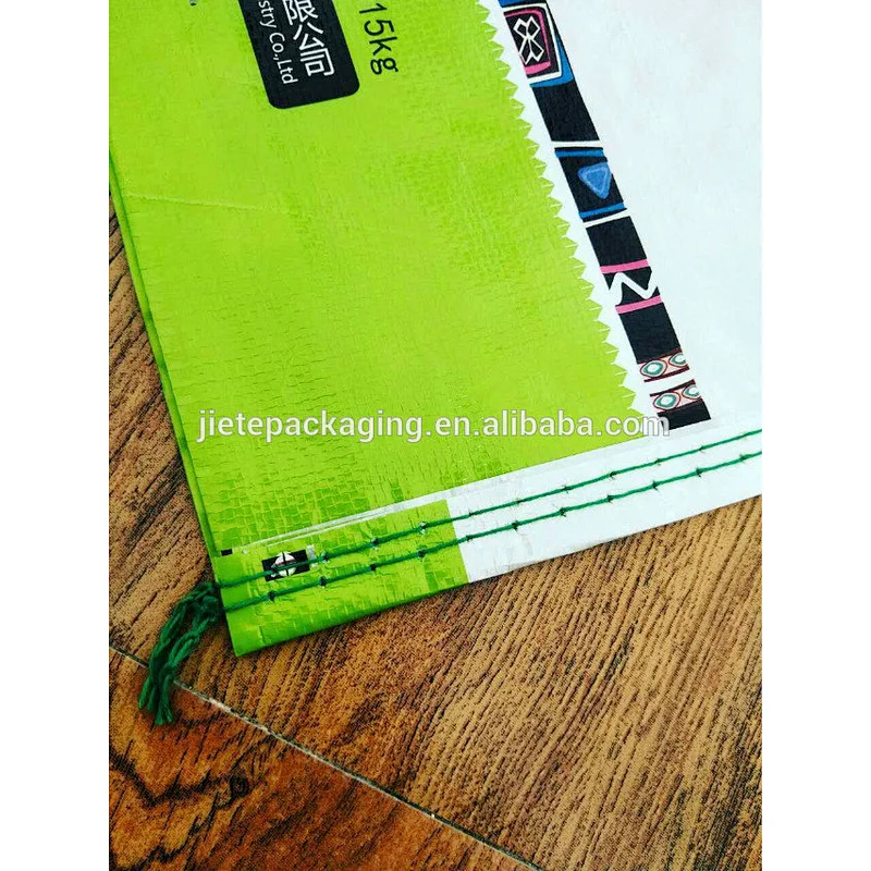 100% virgin plastic 10kg pp woven rice bag with D handle basmati biryani rice bag