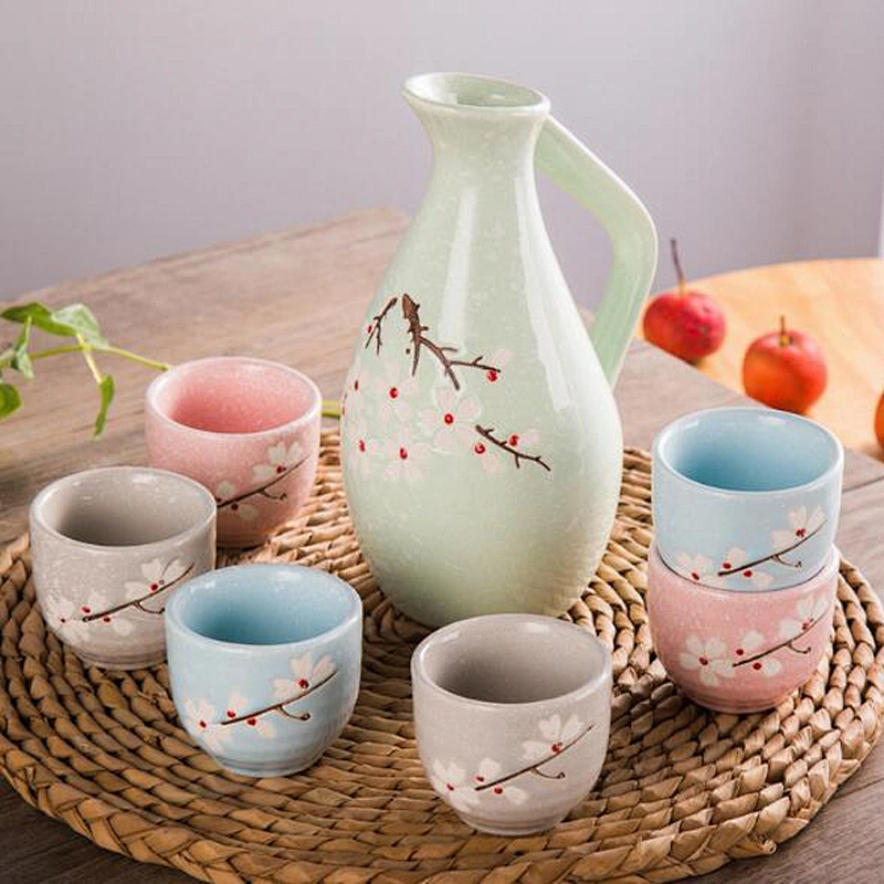 Popular Home Used Porcelain Tea Pot Cup Set  Handmade Ceramic Tea Set Customized Logo Door Gifts