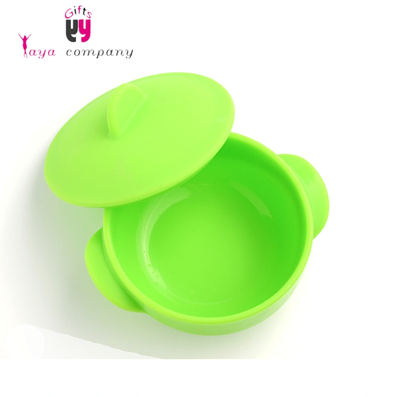 Kitchen Accessory Tool Eco-friendly Silicone Noodles Salad Bowl With Lids