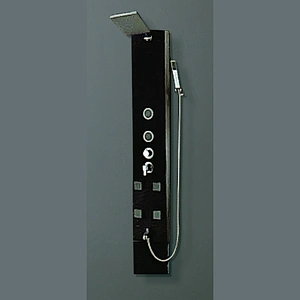 China suppliers bathroom black massage shower wall panels