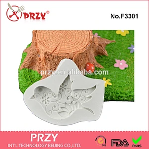 F3301 Peace bird silicone turn sugar cake mold turn silica gel silicone mold