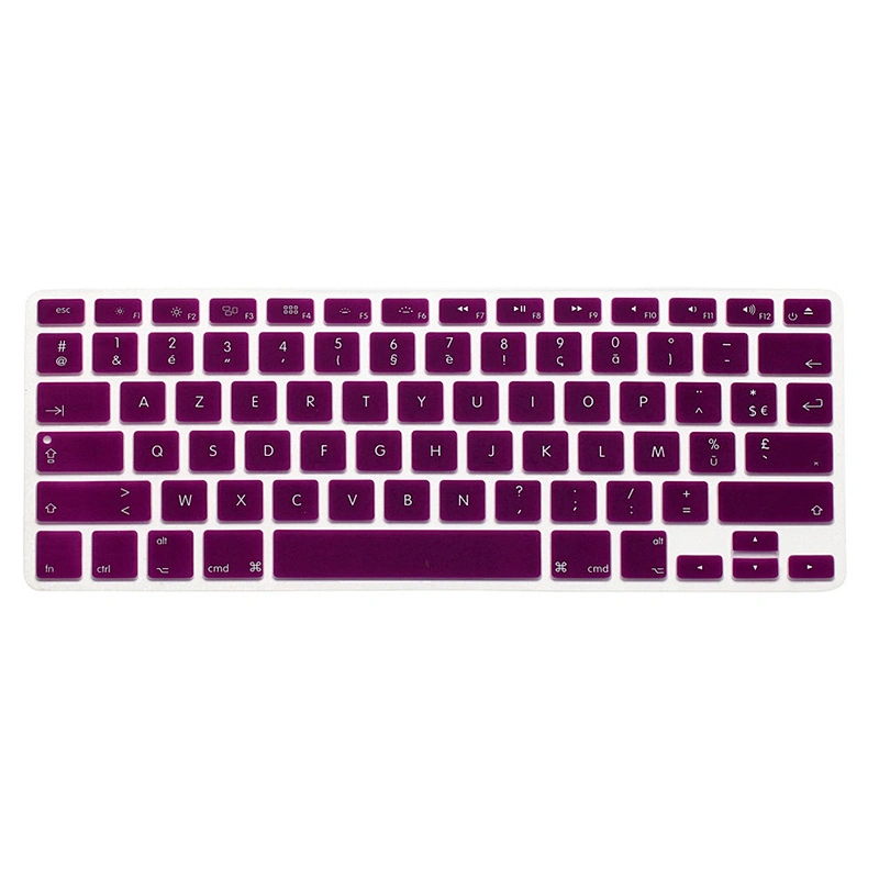 france US Version French Keyboard Skin custom silicone keyboard cover for Macbook Air Retina Pro 13