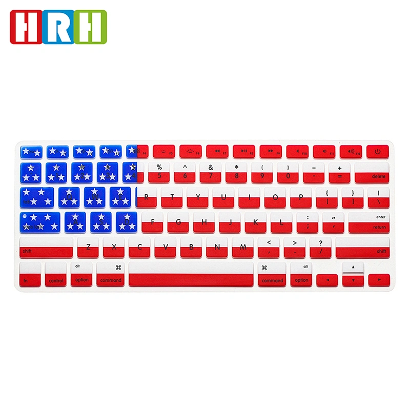 waterproof National Symbol Silicon Keyboard Skins keyboard cover laptop skin printer for mac pro laptop 13 15 17