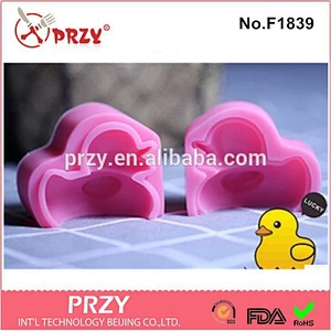 2015 newest 3d duck gum paste silicone fondant mold