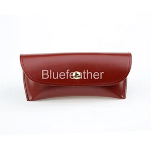 Men's Big-sized PU Leather sun glass case