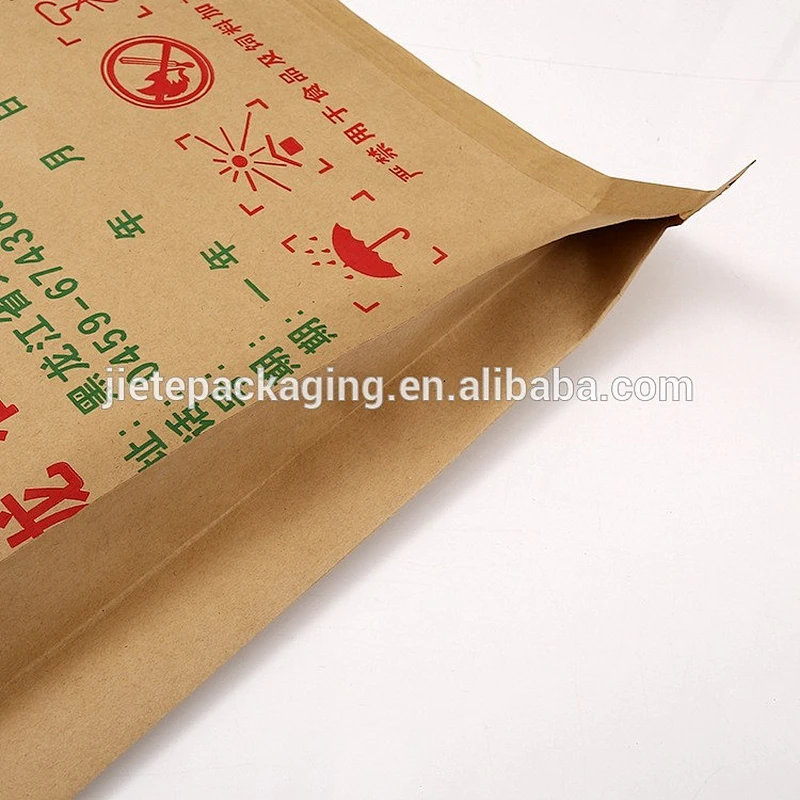 paper-plastic compound, paper & PP composite bag for packing 25kg 50kg