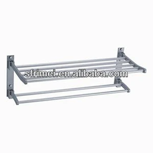 Hot Sale BathroomFitting Durable Aluminum Wall-mounted Towel Shelf