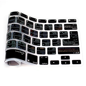 Retail Waterproof VIM vi Silicone Spanish Keyboard Shortcuts Covers Skin For Mac Book Air 13 inch Keyboard Spanish