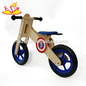 Best design custom wooden kids balance bike without pedal W16C181