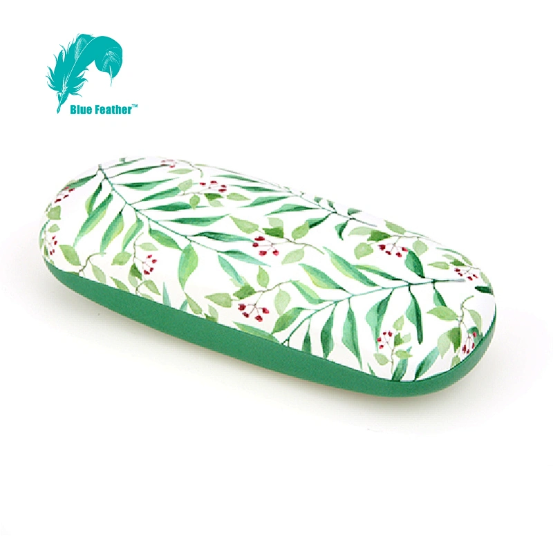 Vibrant Greenery Protective Case for Eyewear Storage on the Go