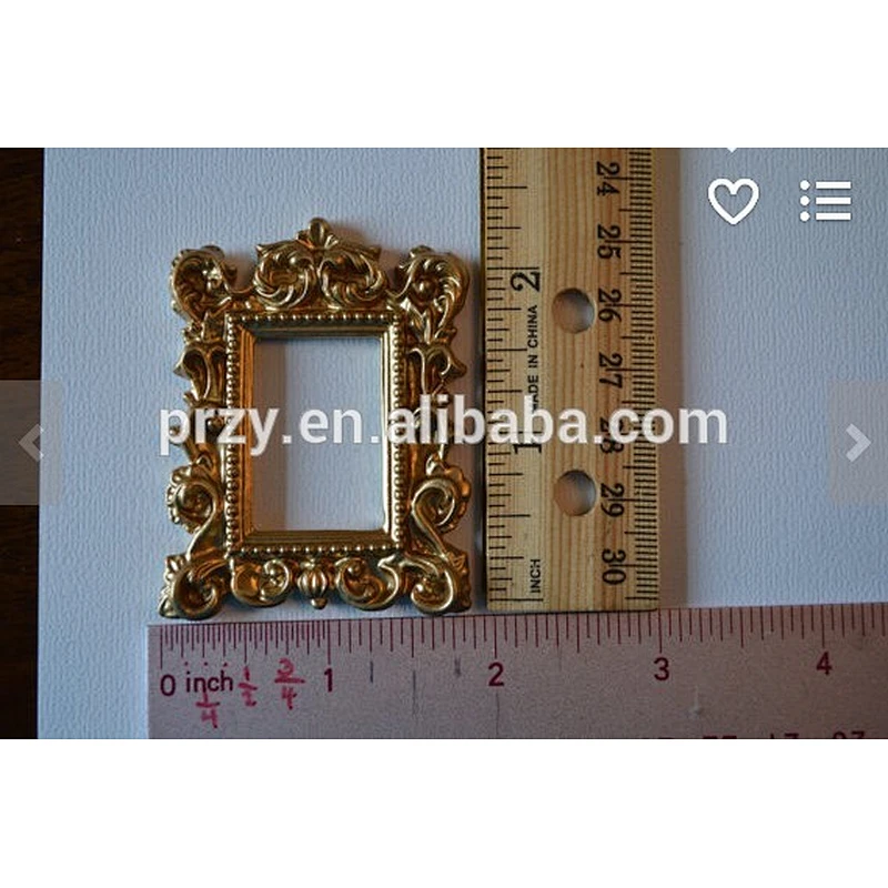 hotsale Baroque Picture Frame cake decor silicone cake mold