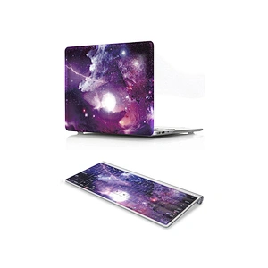 2 in1 Sky Pattern PC Hard Case and Silicone Keyboard Cover for Mac Pro13