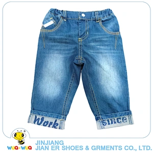 New style boys children 100% cotton baby jeans pants