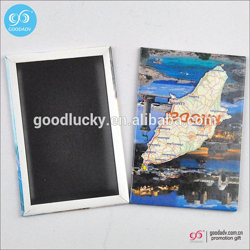 Printed tourist souvenirs tinplate fridge magnet / magnet fridge custom