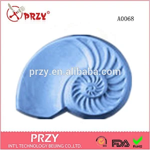 silicone chambered Nautilus soap mold