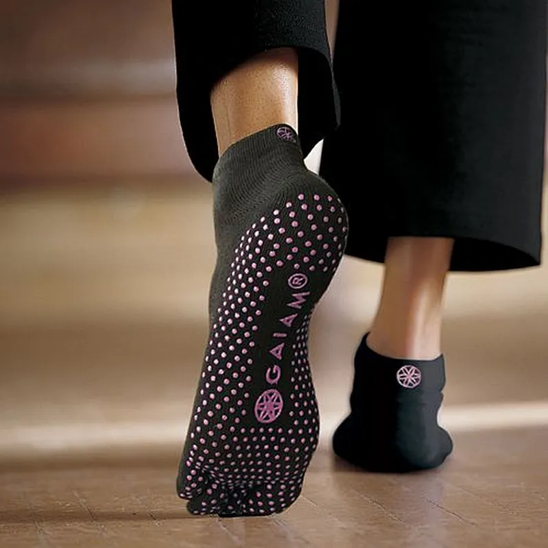 100% polyester non skid sock