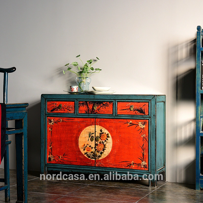 factory price of shanny hand painted chinese antique mongolia furniture
