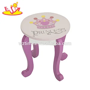 New hottest purple wooden kids dressing table with mirror W08H097