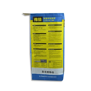 kraft paper valve bag packing cement, glue, mortar 25kg