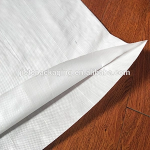 Creamy white UV pp woven packaging bag, rice, feed, fertilizer, sugar, cement, wood packaging bag