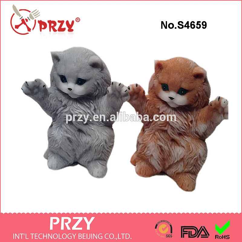 S4659 cat mold for soap silicone cat mold food grade cat mold for soap/candle making