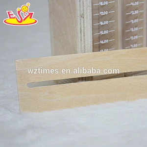 2018 new fashion children toys wooden coin bank W03B050