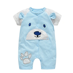 baby summer clothing animal shapes jumpsuit short sleeve baby romper