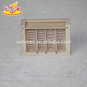 2018 new fashion children toys wooden coin bank W03B050