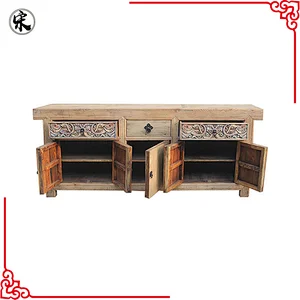 chinese antique solid wood pine old furniture for stores